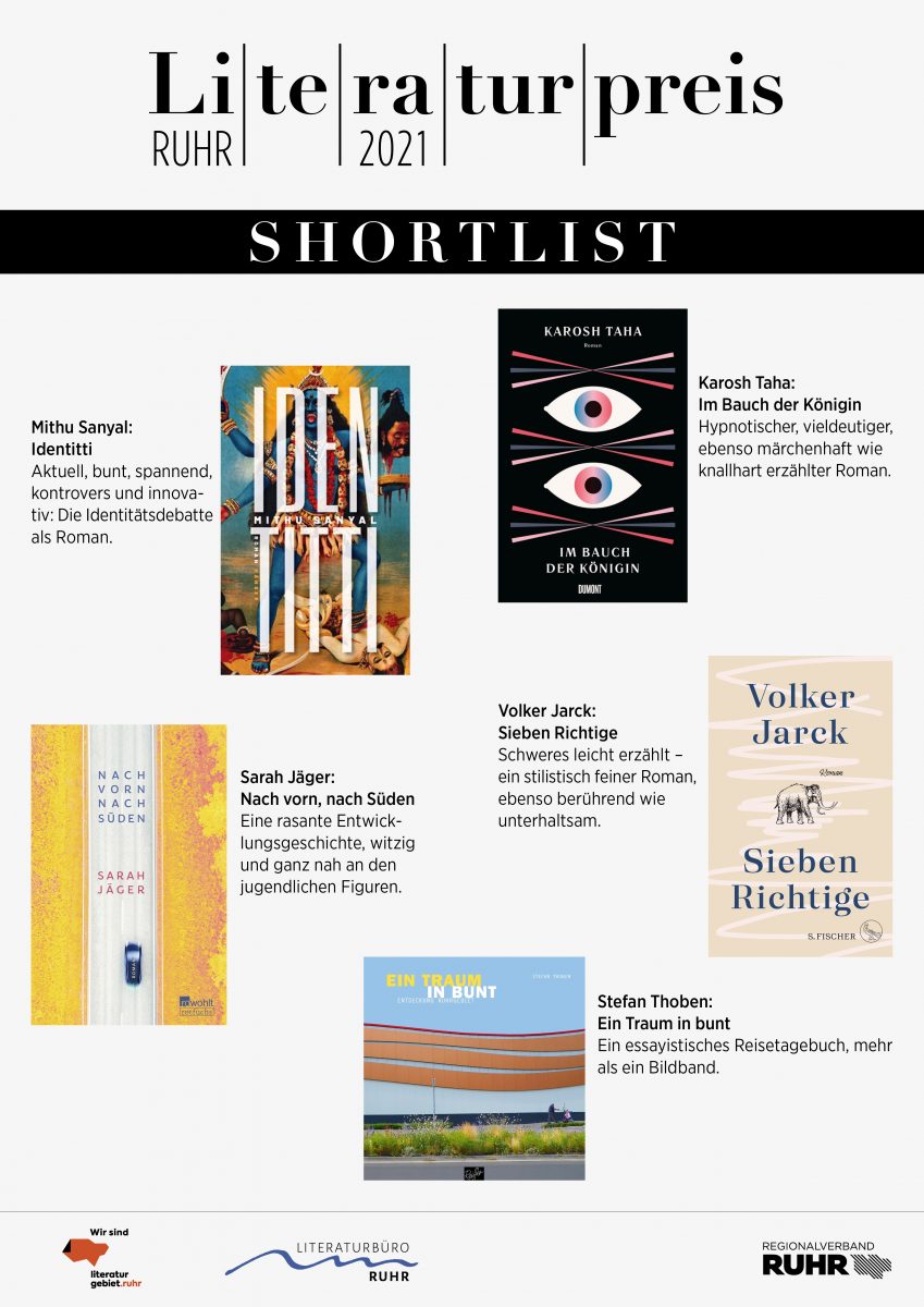 Literaturpreis Ruhr 2021 Das ist die Shortlist! literaturgebiet.ruhr