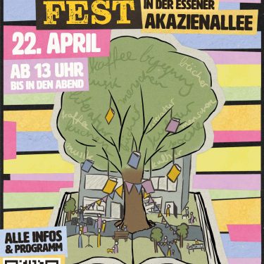 Poster zum Literaturviertelfest