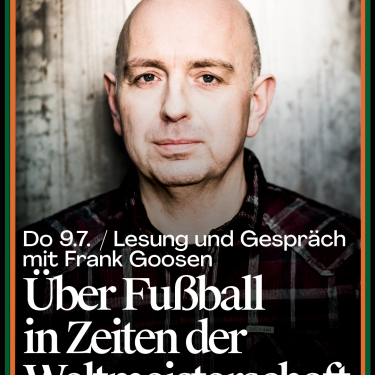 Ein Mann (Frank Goosen) zu sehen